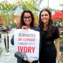 Ivory Crush Reception at Tavern on the Green in New York City. Food Critic, Chef, and Television Host; Katie Lee of the Food Network and Christina LaMonica.