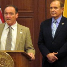 Supporting New Jersey Legislation sponsored by Sen. Raymond Lesniak (D-Union) and Assemblyman Tim Eustace (D-Bergenfield) Under the new ban, it will become illegal in the Garden State to import or sell “trophies” from any species or subspecies of elephant, rhinoceros, tiger, lion, leopard, cheetah, pangolin, marine turtle, or ray listed in Appendix I or Appendix II of CITES (an international treaty governing trade in endangered, threatened, and vulnerable species worldwide). - Elephants DC